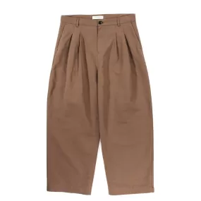 A KIND OF GUISE FLEXIBLE WIDE TROUSERS BROWN SUGAR