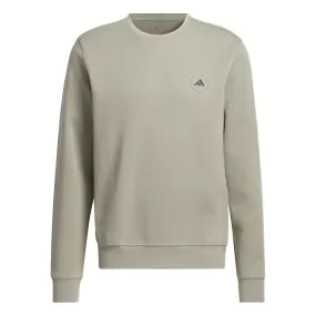 adidas Golf Crewneck Sweatshirt- Silver Pebble