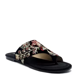 Black Ethnic Chappal L00500005