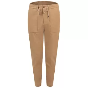 C-Perin-234 Cotton Relaxed Fit Trousers Medium Beige - W23