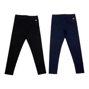 Champion women's sports trousers 115083 KK002 NBK/NNY pack of 2 pieces 1 black and 1 blue