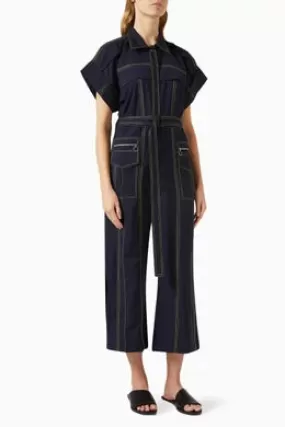 Contrast Detailed Jumpsuit