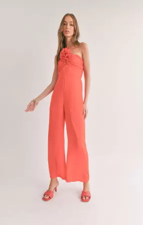 Corsage Halter Jumpsuit