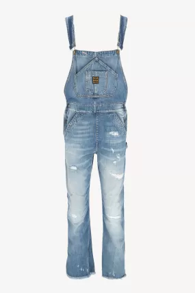 Denim-Overall Salopette in Washington Blue