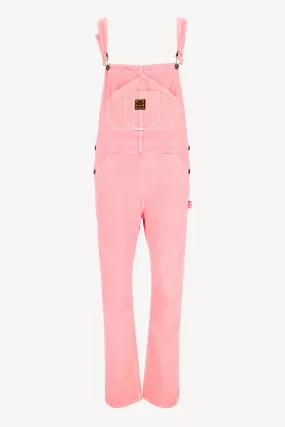 Denim-Overall Salopette in Washington Pink