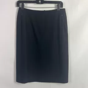 Escada Black Pencil w Zip Pocket Skirt