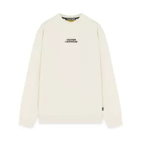 HORSES CREWNECK DUSTY WHITE