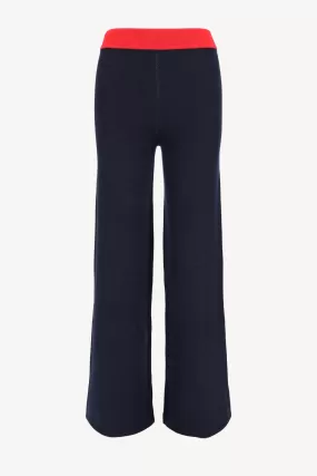 Hose Pantalon JL Uni in Blau/Rot