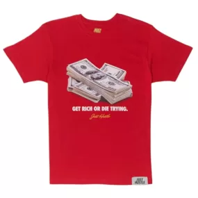 Just Hustle Get Rich Trying (Red) - 06192019