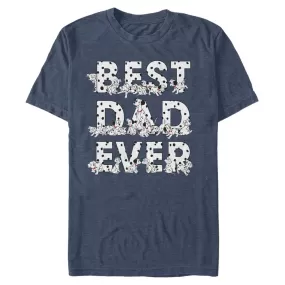 Mad Engine Disney Pixar 101 Dalmations Pongo Best Dad Ever Men's T-Shirt