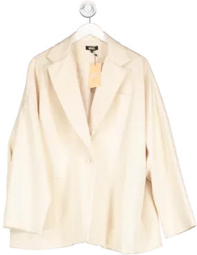 Mars the Label Cream Single Breasted Blazer UK M