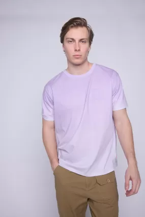 Ombre Box Logo T-Shirt - Lavender