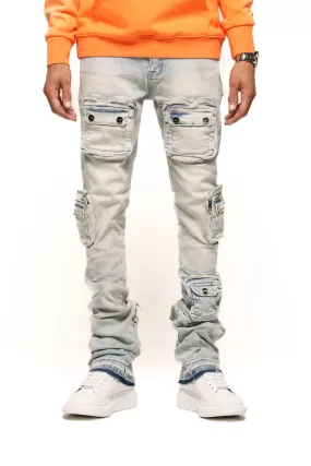 PHEELINGS JOURNEY TO GREATNESS FLARE STACK DENIM (LIGHT BLUE)