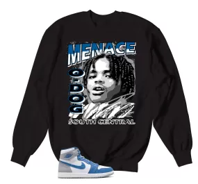 Retro 1 True Blue Sweater - Nineties - Black