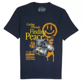 Rich & Rugged Peace T-Shirt (Navy) - RRLFFPNAVY