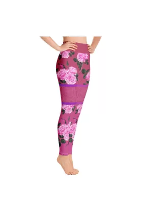 Rose Kimono Yoga Leggings