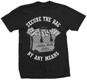 Secure The Bag - Black T-Shirt