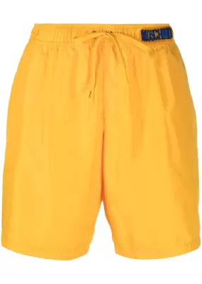 Short de bain Moschino en nylon jaune