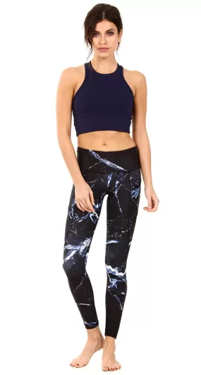 Strut This Flynn Long Legging Navy Marble