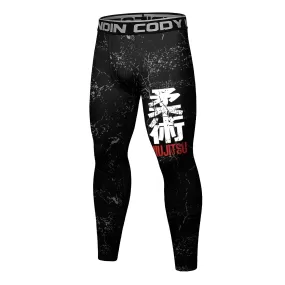 Warrior 'Jiu Jitsu' Elite Compression Leggings Spats