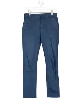 ZARA Blue Slim Fit Trousers UK 10