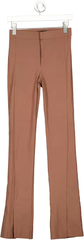 ZARA Brown Suit Trousers UK XS